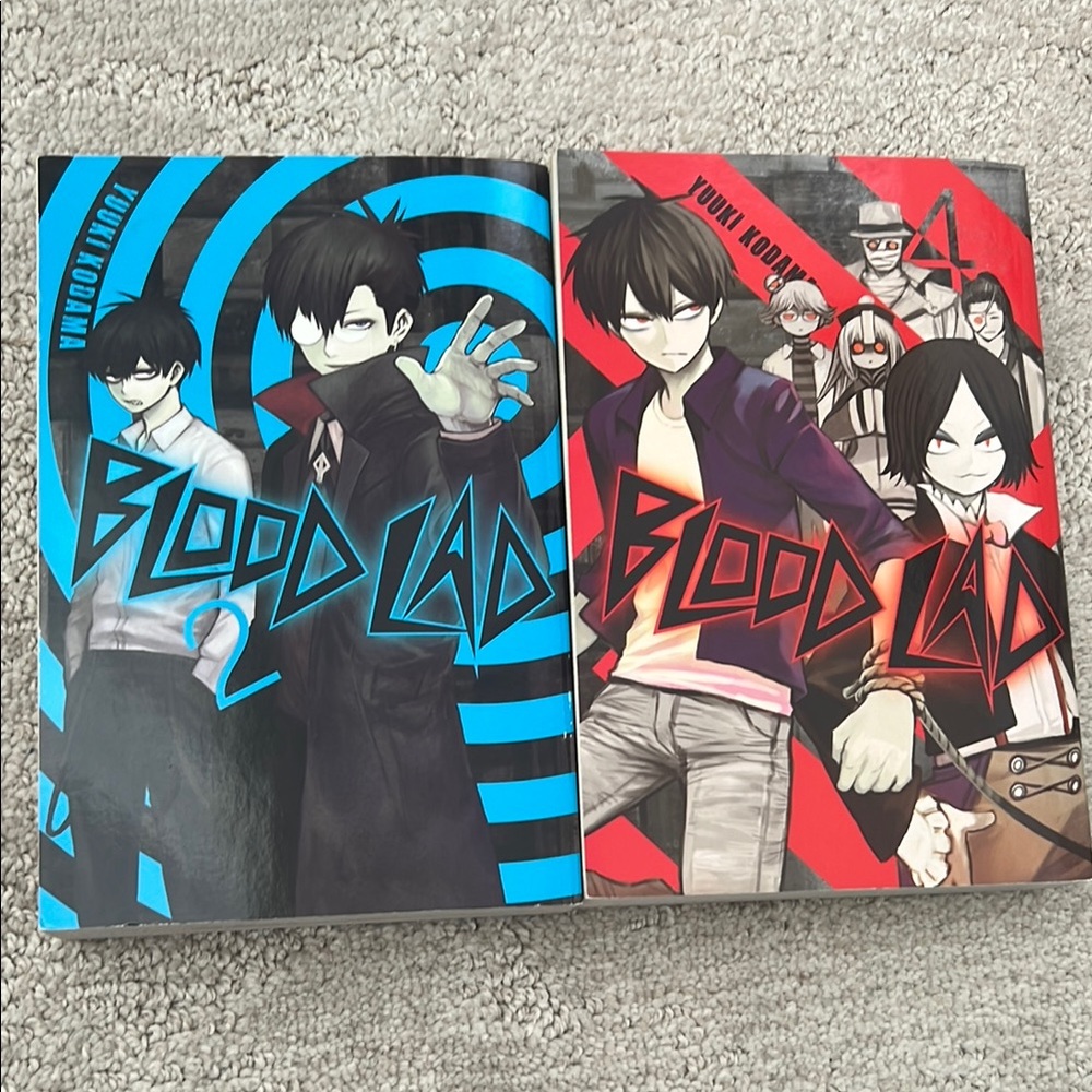 Blood Lad Manga Volumes 2 and 4